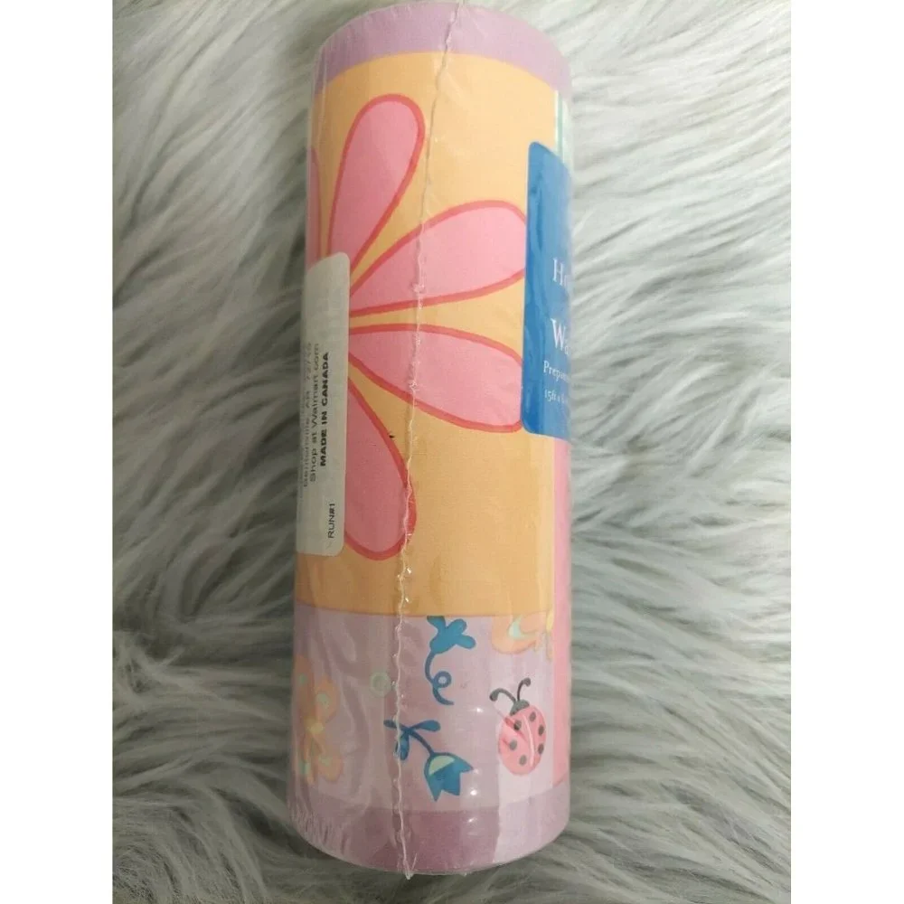 Home Trends Wallpaper Wall Border Bubble‎ Gum Garden